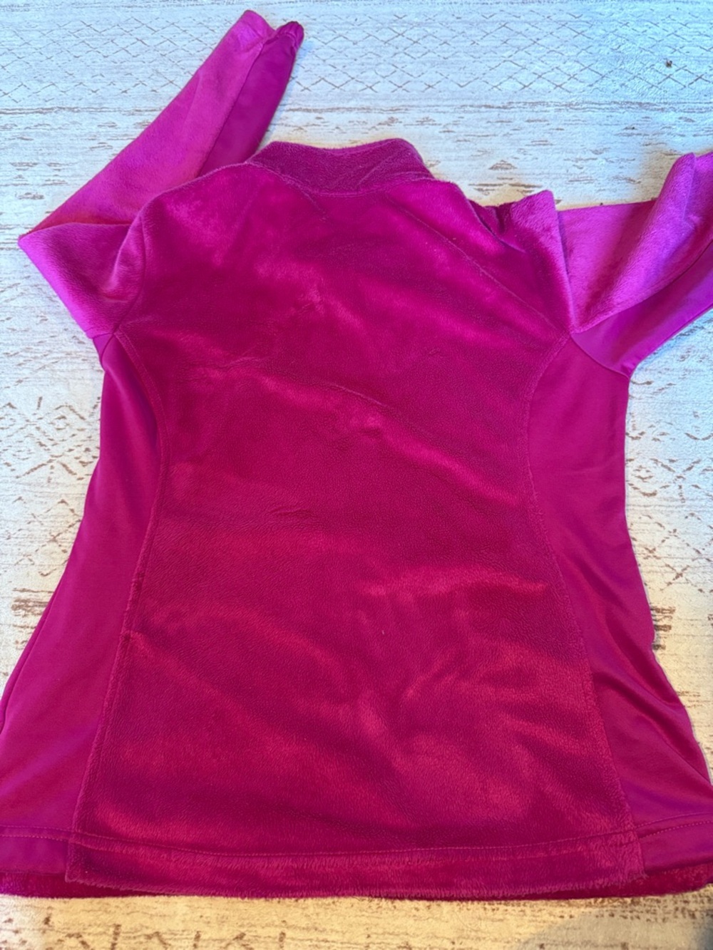 Columbia Women's Bright Magenta Full-Zip Fleece Jacket - Picture 6 of 6